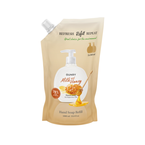 Gunry Handtvål Milk & Honey Refill