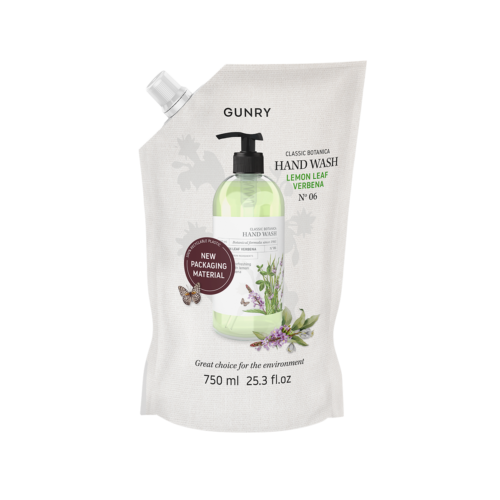 Gunry Handtvål Classic Botanica Lemon Leaf Verbena Refill