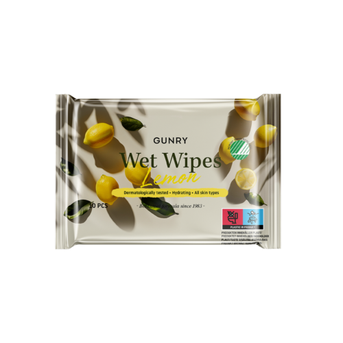 Gunry Wet Wipes Lemon Svanen
