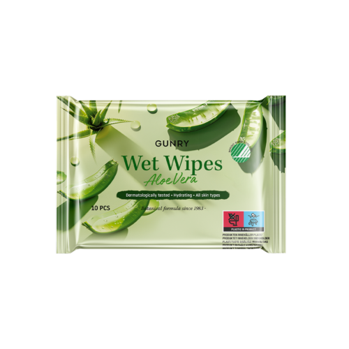 Gunry Wet Wipes Aloe Vera Svanen