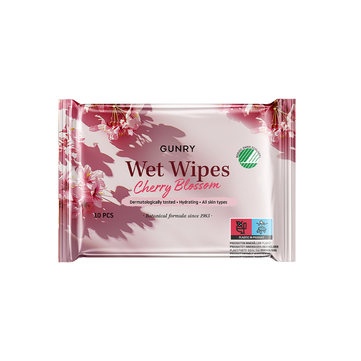 Gunry Wet Wipes Cherry Blossom Svanen
