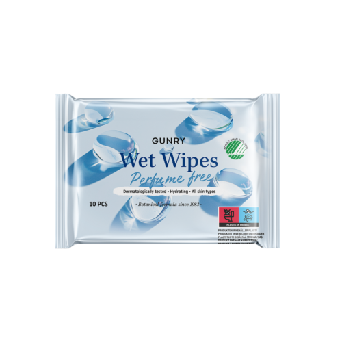 Gunry Wet Wipes Sensitive Perfume Free Svanen