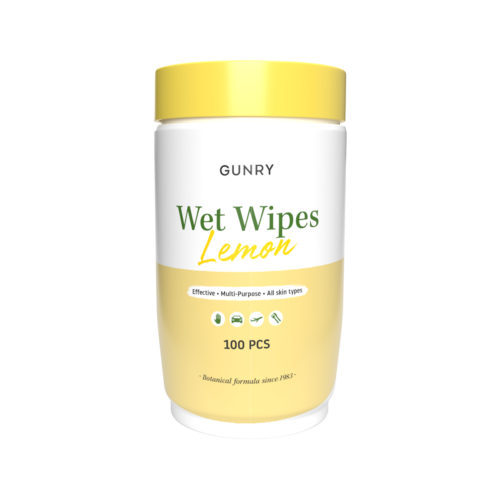 Gunry Wet Wipes Lemon 100 pcs